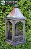 Antique Brown Gothic Bird Table - AGBT
