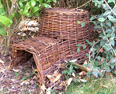 Wicker Hedgehog House