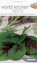 World Kitchen Calaloo Red Leaf Amaranthus Seeds