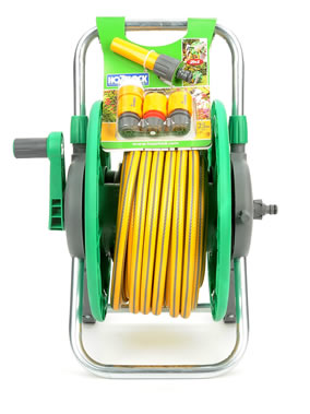 Hozelock 45m 2 in 1 Reel with 25m Hose