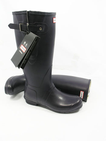 Genuine Aubergine Adjustable Hunter Wellies (Original)
