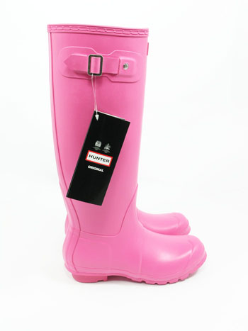 Genuine Fuchsia Pink Hunter Wellies (Original)