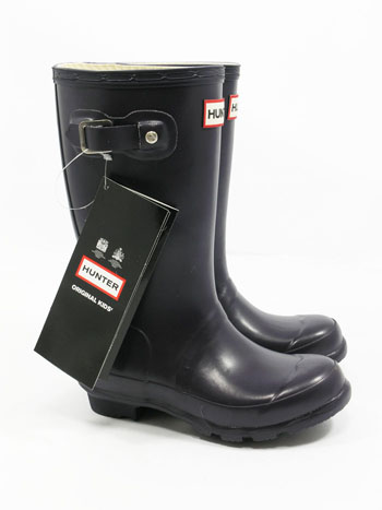 Kids Hunter Wellies - Aubergine