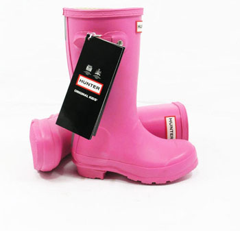 Kids Hunter Wellies - Fuchsia