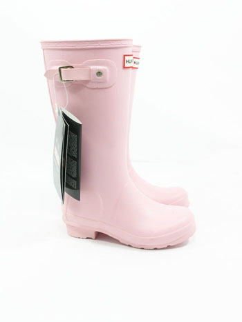 Kids Hunter Wellies - Powder Pink