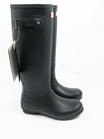 Genuine Navy Hunter Wellies (Original) - With Free Hotties