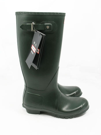 Genuine Dark Olive Neoprene Hunter Wellies (Original)
