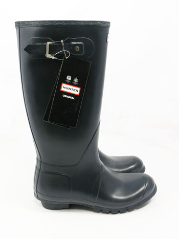 Genuine Navy Neoprene Hunter Wellies (Original)