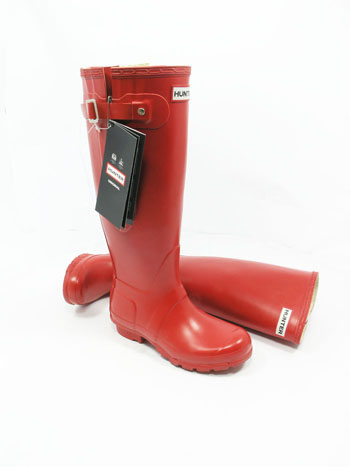 Genuine Red Adjustable Hunter Wellies (Original)