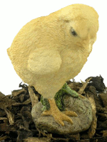 Buff Chick - Resin Garden Ornament