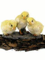 Easter Chicks - Resin Garden Ornament