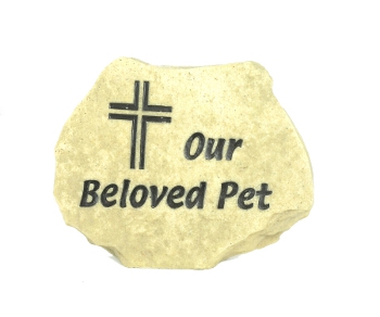 Our Beloved Pet - Memorial Stone - Spin Image