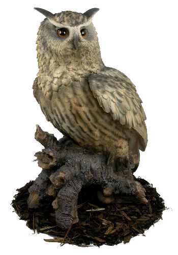 Image of Eagle Owl - Resin Garden Ornament