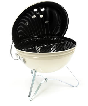 Weber Smokey Joe Premium Portable BBQ in Ivory