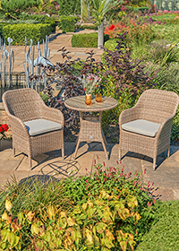 Image for: <span class="accessibility">Weave Garden Furniture </span>Bistro Sets