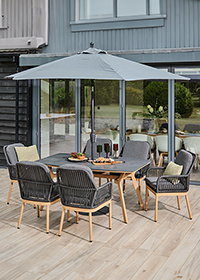 Image for: <span class="accessibility">Rope-upholstery Garden Furniture </span>Dining Sets