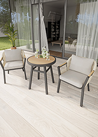 Image for: <span class="accessibility">Rope-Upholstery Garden Furniture </span>Bistro/Duet