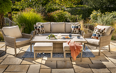 Image of Hartman Arley Sofa Lounge Set on a patio