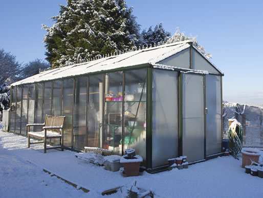 Greenhouse in Winter