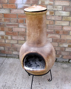 Clay Chiminea