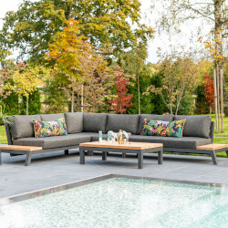 Small Image of 4 Seasons Outdoor Empire Large Corner Set with Coffee Table