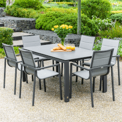 Image of 4 Seasons Outdoor Bari 6 Seater Dining Set