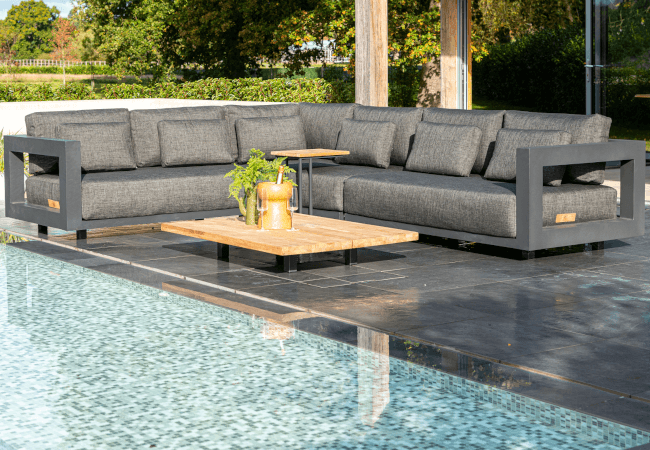 Image of 4 Seasons Outdoor Metropolitan Corner Sofa Set