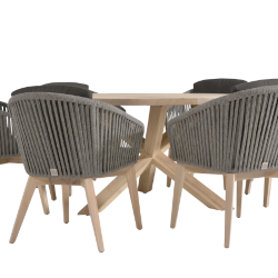 Small Image of 4 Seasons Santander 6 Seat Dining Set