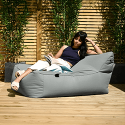 Extra image of Extreme Lounging B Bed in Silver Grey