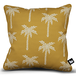 Image of Extreme Lounging B Cushion Art Collection - Palm Butter Yellow