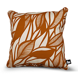 Image of Extreme Lounging B Cushion Art Collection - Poplar Leaf Rust