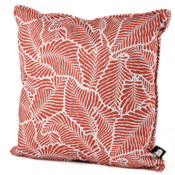 Image of Extreme Lounging B Cushion Art Collection - Oasis Leaf Marsala