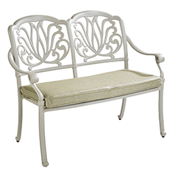 Extra image of Hartman Amalfi 2 Seat Bench in Maize / Wheatgrass