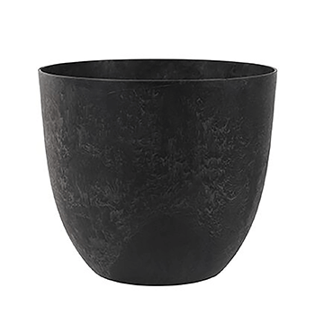 Image of Artstone Pot Bola Black Large