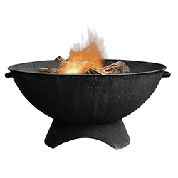 Small Image of Artisan Firebowl in Black Iron