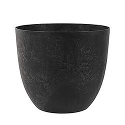 Small Image of Artstone Pot Bola Black Large