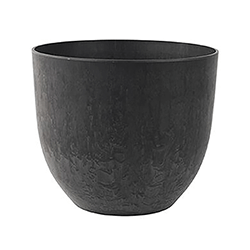 Small Image of Artstone Pot Bola Black Medium