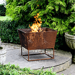 Image of Norfolk Firebowl Rust Iron