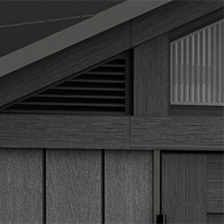 Extra image of Keter Stronghold 10x11.5ft Outdoor Garden Storage Shed - Grey