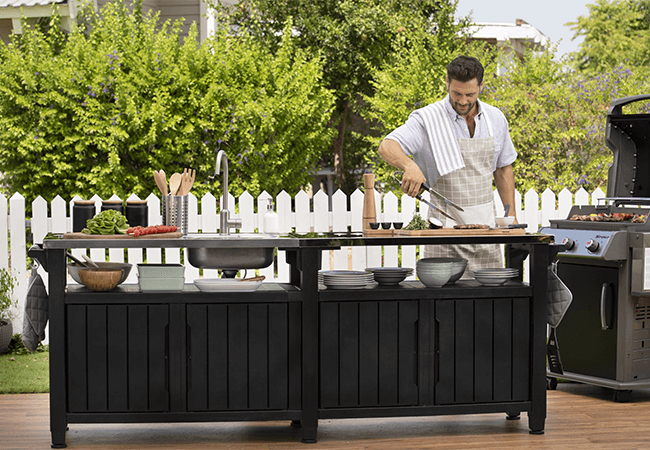 Image of Keter Unity Chef Outdoor BBQ Kitchen