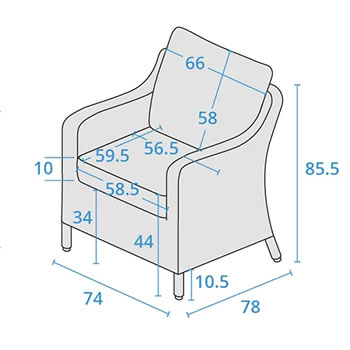 Table dimensions image