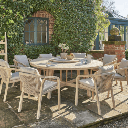 Small Image of Kettler Cora Rope 8 Seater Dining Set