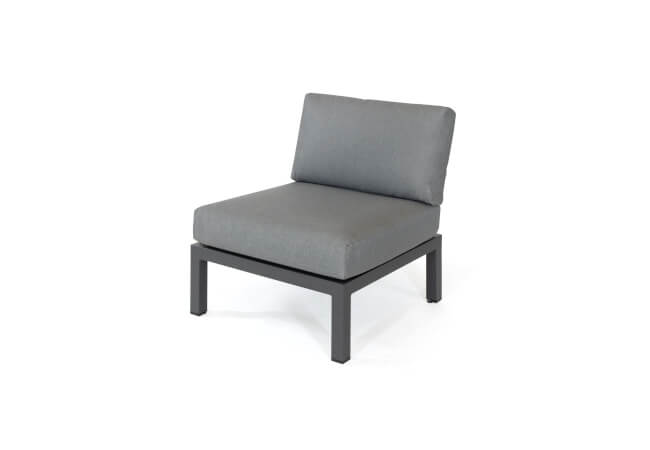 Image of Kettler Elba Side Chair with Cushion Grey with Signature Cushions