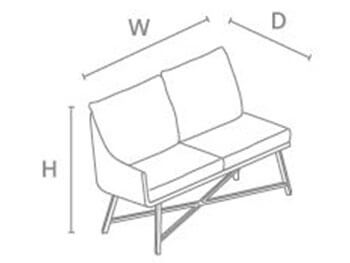 LH Sofa dimensions image