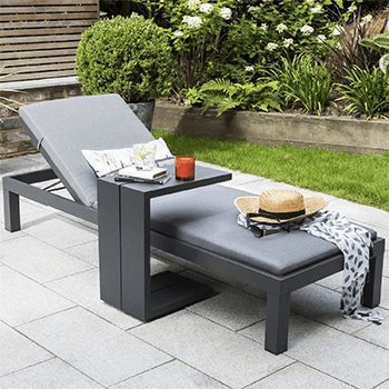 Image of Kettler Elba Lounger and Side Table