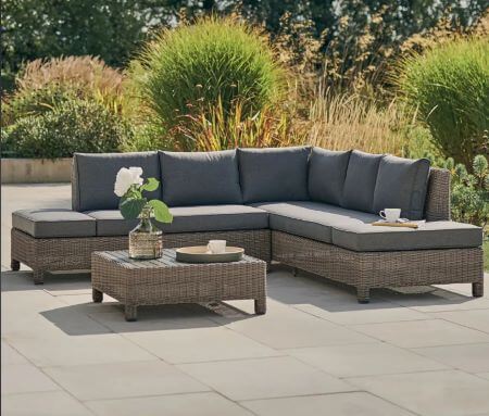 Image of EX-DISPLAY / COLLECTION ONLY -Kettler Palma Low Corner Lounge Set in Rattan