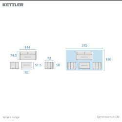 Extra image of Kettler Menos Versa Lounge Set