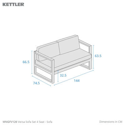 Sofa dimensions image