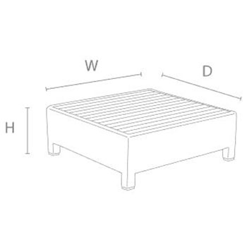 Coffee Table dimensions image