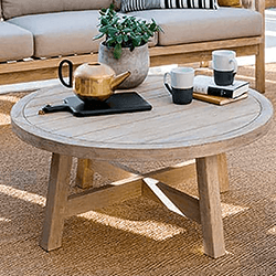 Small Image of Kettler Cora Round Coffee Table